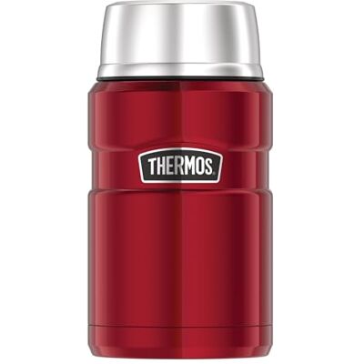 Thermos STAINLESS KING Termonádoba na jídlo červená 0,70 l ušlechtilá ocel, absolutně těsná, udržuje pokrmy 14 h teplé & 24 h studené, bez BPA Thermos STAINLESS KING Termonádoba na jídlo červená 0,70 l ušlechtilá ocel, absolutně těsná, udržuje pokrmy 14 h teplé & 24 h studené, bez BPA