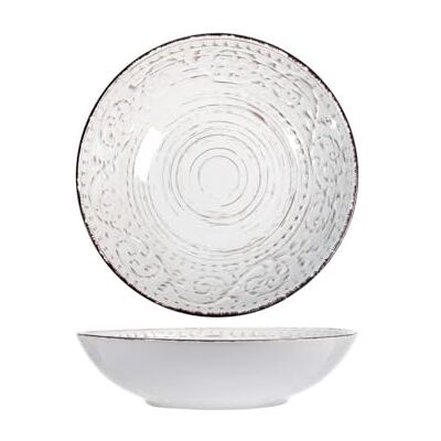 H&H 825736 Courtyard Sada 6 polévkových talířů, Stoneware, bílý, 20 cm H&H 825736 Courtyard Sada 6 polévkových talířů, Stoneware, bílý, 20 cm