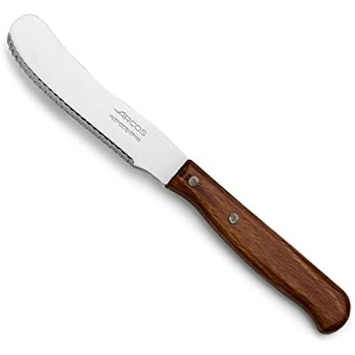 Arcos Nůž na máslo čepel z ušlechtilé oceli 90 mm dřevěná rukojeť, nýty z ušlechtilé oceli, řada Latina ideální pro přesné řezání a natírání Arcos Nůž na máslo čepel z ušlechtilé oceli 90 mm dřevěná rukojeť, nýty z ušlechtilé oceli, řada Latina ideální pro přesné řezání a natírání