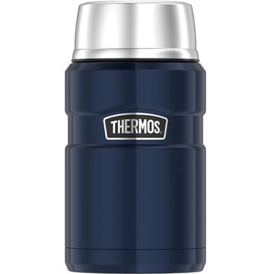 Thermos STAINLESS KING Termonádoba na jídlo modrá 0,70 l ušlechtilá ocel, absolutně těsná, udržuje pokrmy 14 h teplé & 24 h studené, bez BPA Thermos STAINLESS KING Termonádoba na jídlo modrá 0,70 l ušlechtilá ocel, absolutně těsná, udržuje pokrmy 14 h teplé & 24 h studené, bez BPA