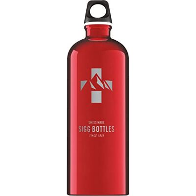 Sigg Hliníková láhev na pití Traveller Mountain Red Certifikovaná klimaticky neutrální vhodná pro sycené nápoje zabezpečená proti vytečení lehká jako pírko bez BPA outdoor červená Sigg Hliníková láhev na pití Traveller Mountain Red Certifikovaná klimaticky neutrální vhodná pro sycené nápoje zabezpečená proti vytečení lehká jako pírko bez BPA outdoor červená