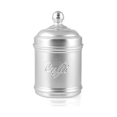 H&H Kaffeedose aus Aluminium, Kaffeebraun, 10 x 12 l, 0,94 l, Grau H&H Kaffeedose aus Aluminium, Kaffeebraun, 10 x 12 l, 0,94 l, Grau