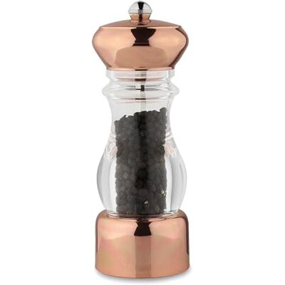 Grunwerg PM-817CU mlýnek na sůl nebo pepř, akryl, měď 6 cm x 6 cm x 17 cm Grunwerg PM-817CU mlýnek na sůl nebo pepř, akryl, měď 6 cm x 6 cm x 17 cm