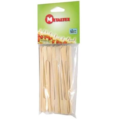 Metaltex 570110010 Holzpicker 15 cm aus Bambus, 50 Stück Metaltex 570110010 Holzpicker 15 cm aus Bambus, 50 Stück