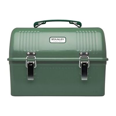 Stanley 1913 Classic Lunch Box 9,5 l Lunchbox z ušlechtilé oceli s rukojetí bez BPA nádoba na potraviny místo pro termoláhev nebo cestovní hrnek Hammertone Green Stanley 1913 Classic Lunch Box 9,5 l Lunchbox z ušlechtilé oceli s rukojetí bez BPA nádoba na potraviny místo pro termoláhev nebo cestovní hrnek Hammertone Green