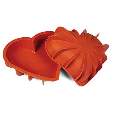 silikomart Silikonová forma LOVE SFT211, nepřilnavý povrch, 1 balení koláčové formy s bezpečnostním kroužkem, 205 x 186 mm, v 54 mm, objem 1,1 l, Made in Italy silikomart Silikonová forma LOVE SFT211, nepřilnavý povrch, 1 balení koláčové formy s bezpečnostním kroužkem, 205 x 186 mm, v 54 mm, objem 1,1 l, Made in Italy