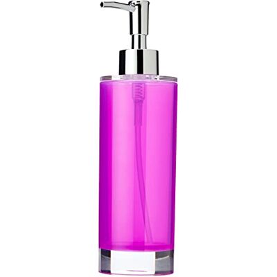 Excelsa Excélsa EX46907 dávkovač mýdla 300 ml, polystyren, fialová, 6,5 x 6,5 x 22 cm Excelsa Excélsa EX46907 dávkovač mýdla 300 ml, polystyren, fialová, 6,5 x 6,5 x 22 cm
