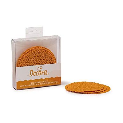 Decora 9260250 ANTIRUTSCH-Pads 9CM 10ER-Pack, Orange Decora 9260250 ANTIRUTSCH-Pads 9CM 10ER-Pack, Orange
