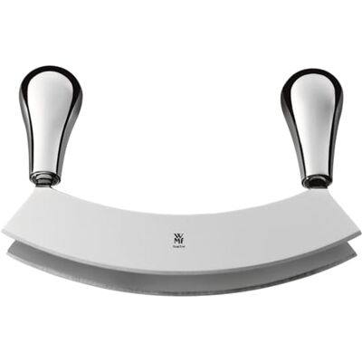 WMF Nůž na bylinky, nůž na vážení s dvojitým ostřím, 18 cm, kovaná speciální čepelová ocel, nůž na kolébku, bylinky pro jemné drcení nebo sekání WMF Nůž na bylinky, nůž na vážení s dvojitým ostřím, 18 cm, kovaná speciální čepelová ocel, nůž na kolébku, bylinky pro jemné drcení nebo sekání