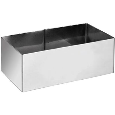 Ibili -Bague 722708 garnieren rechteckig 8 x 5 x 4,5 cm Edelstahl, Silber Ibili -Bague 722708 garnieren rechteckig 8 x 5 x 4,5 cm Edelstahl, Silber