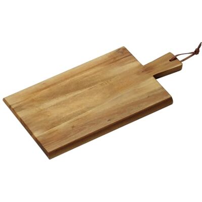 Kesper Krájecí prkénko s rukojetí, materiál: Akátové dřevo, rozměry: 35 x 18 x 1,5 cm, barva: hnědá, přírodní 28191 Kesper Krájecí prkénko s rukojetí, materiál: Akátové dřevo, rozměry: 35 x 18 x 1,5 cm, barva: hnědá, přírodní 28191