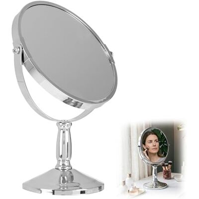 Premier Housewares Stolní zrcadlo 15 cm chrom Premier Housewares Stolní zrcadlo 15 cm chrom