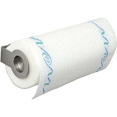 Wenko Univerzální držák kuchyňských rolí Cerri, ušlechtilá ocel, nerezová ocel, 21-33 x 6 x 9 cm, stříbrný matný Wenko Univerzální držák kuchyňských rolí Cerri, ušlechtilá ocel, nerezová ocel, 21-33 x 6 x 9 cm, stříbrný matný