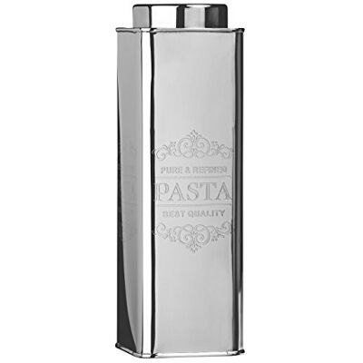 Premier Housewares Edelstahl Chai Pvasta Kanister, Rostfreier Stahl, Silber, 9x9x31 Premier Housewares Edelstahl Chai Pvasta Kanister, Rostfreier Stahl, Silber, 9x9x31