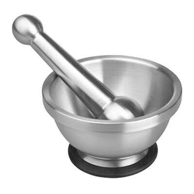 Ibili Hmoždíř hranol, hmoždíř na koření, hmoždíř z ušlechtilé oceli, z ušlechtilé oceli, s paličkou, s vrškem, rozměry 12 x 8 cm Ibili Hmoždíř hranol, hmoždíř na koření, hmoždíř z ušlechtilé oceli, z ušlechtilé oceli, s paličkou, s vrškem, rozměry 12 x 8 cm
