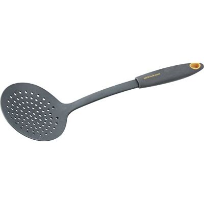 Fackelmann Opalovací lžíce 28 cm SOFT, pomocník do kuchyně s funkčním dílem z plastu, lžíce na pěnu pro potažené hrnce a pánve (barva: oranžová/šedá), množství: 1 kus Fackelmann Opalovací lžíce 28 cm SOFT, pomocník do kuchyně s funkčním dílem z plastu, lžíce na pěnu pro potažené hrnce a pánve (barva: oranžová/šedá), množství: 1 kus