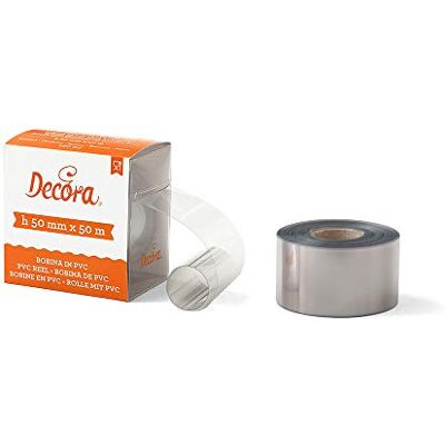 Decora 0160758 fólie na dorty z PVC role 50 m X V 50 mm, průhledná Decora 0160758 fólie na dorty z PVC role 50 m X V 50 mm, průhledná
