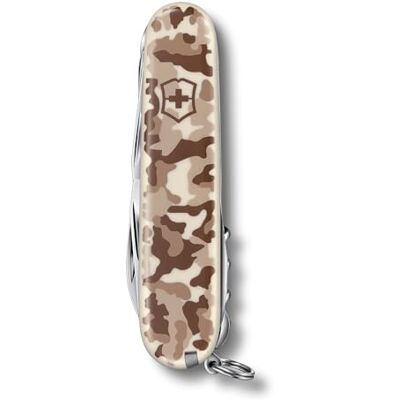Victorinox Švýcarský kapesní nůž Huntsman, Multitool, Swiss Army Knife s 15 funkcemi, čepel, vývrtka, otvírák na konzervy, Desert Camouflage Victorinox Švýcarský kapesní nůž Huntsman, Multitool, Swiss Army Knife s 15 funkcemi, čepel, vývrtka, otvírák na konzervy, Desert Camouflage
