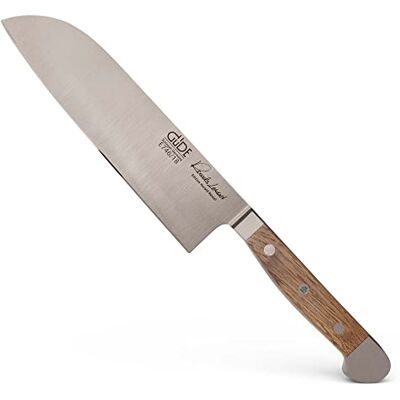Güde Solingen kovaný nůž Santoku, 18 cm, dubové dřevo, ALPHA FASSEICH, dvojitá hlava, ruční výroba Germany Güde Solingen kovaný nůž Santoku, 18 cm, dubové dřevo, ALPHA FASSEICH, dvojitá hlava, ruční výroba Germany