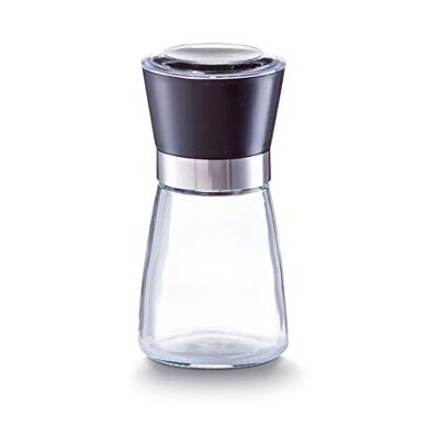 Zeller Mlýnek na sůl/pepř, malý, sklo, černý Zeller Mlýnek na sůl/pepř, malý, sklo, černý