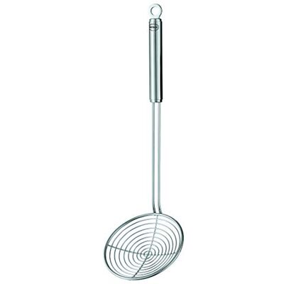Rösle Lžíce na lano, kvalitní mýdlová lžíce s kulatou rukojetí, 12 cm, ušlechtilá ocel 18/10, vhodná do myčky, stříbrná barva Rösle Lžíce na lano, kvalitní mýdlová lžíce s kulatou rukojetí, 12 cm, ušlechtilá ocel 18/10, vhodná do myčky, stříbrná barva