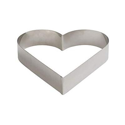 Decora 0060462 BACKRAHMEN AUS Edelstahl Herz cm 22X4,5H Decora 0060462 BACKRAHMEN AUS Edelstahl Herz cm 22X4,5H