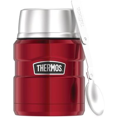 Thermos Nerezová nádoba na jídlo King, 0,47 l, nerezová ocel, 9,3 × 9,3 × 14,2 cm Thermos Nerezová nádoba na jídlo King, 0,47 l, nerezová ocel, 9,3 × 9,3 × 14,2 cm