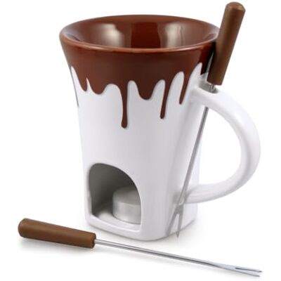 Swissmar Chocolade Fondue Mok Set 4Delig F12064 Nostalgia Swissmar Chocolade Fondue Mok Set 4Delig F12064 Nostalgia