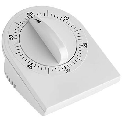 TFA Dostmann Analogová kuchyňská minutka, 38. 1020, hodiny vajec, 0-60 min, mechanická k natahování, vhodná pro vaření/sport/domácí úkoly, bílá TFA Dostmann Analogová kuchyňská minutka, 38. 1020, hodiny vajec, 0-60 min, mechanická k natahování, vhodná pro vaření/sport/domácí úkoly, bílá