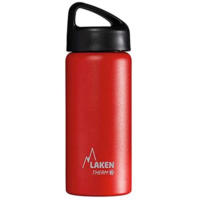 Laken Láhev na pití Classico široká, červená, 0,5 litru, TA5R Laken Láhev na pití Classico široká, červená, 0,5 litru, TA5R