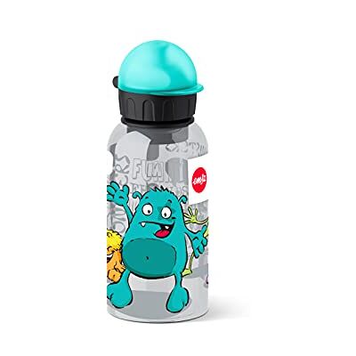 Emsa 518123 dětská láhev na pití, 400 ml, bezpečnostní uzávěr, motiv: Kids Monster, materiál: Láhev na pití z tritanu (nerozbitná), 7 x 7 x 18 cm Emsa 518123 dětská láhev na pití, 400 ml, bezpečnostní uzávěr, motiv: Kids Monster, materiál: Láhev na pití z tritanu (nerozbitná), 7 x 7 x 18 cm