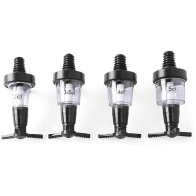 Hendi Spirituosen-Dosierer, BarUp, für Standardflaschen von 0,5 bis 1,5L, für Flaschenöffnungen von ø20mm, Getränkedosierer, Ausgießer, Dosierautomat, 2cl, ABS, PS, Edelstahl Hendi Spirituosen-Dosierer, BarUp, für Standardflaschen von 0,5 bis 1,5L, für Flaschenöffnungen von ø20mm, Getränkedosierer, Ausgießer, Dosierautomat, 2cl, ABS, PS, Edelstahl