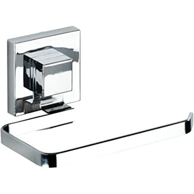 Wenko Držák toaletního papíru Vacuum-Loc Quadro, držák na toaletní papír, upevnění bez vrtání, nerezová ocel, 14 x 6 x 11 cm, lesklý Wenko Držák toaletního papíru Vacuum-Loc Quadro, držák na toaletní papír, upevnění bez vrtání, nerezová ocel, 14 x 6 x 11 cm, lesklý