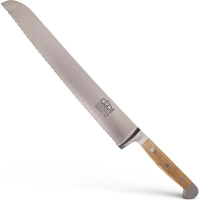 Güde Solingen – kovaný nůž na chléb, 32 cm, dubové dřevo Balkhauser Kotten, ALPHA BALK, dvojitý krok, Handmade Germany Güde Solingen – kovaný nůž na chléb, 32 cm, dubové dřevo Balkhauser Kotten, ALPHA BALK, dvojitý krok, Handmade Germany
