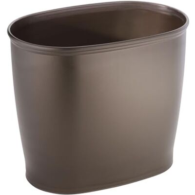 InterDesign iDesign 93440EU Kent Badaccessoires, Ovaler Abfalleimer, Bronze InterDesign iDesign 93440EU Kent Badaccessoires, Ovaler Abfalleimer, Bronze