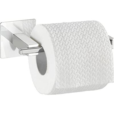 Wenko Držák toaletního papíru Turbo-Loc nebo víko Quadro ušlechtilá ocel chrom Wenko Držák toaletního papíru Turbo-Loc nebo víko Quadro ušlechtilá ocel chrom