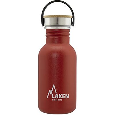 Laken Unisex – velmi robustní láhev z ušlechtilé oceli pro dospělé, 0,5 l, červená, 0,5 Laken Unisex – velmi robustní láhev z ušlechtilé oceli pro dospělé, 0,5 l, červená, 0,5
