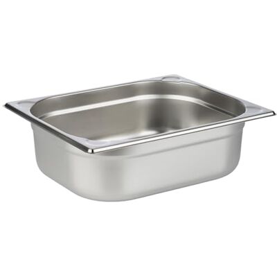 APS 81204 GN-nádoba 1/2, nádoba na gastronormu ušlechtilá ocel/rozměry 26,5 x 32,5 cm/výška 10 cm/objem 6 litrů barvy z ušlechtilé oceli APS 81204 GN-nádoba 1/2, nádoba na gastronormu ušlechtilá ocel/rozměry 26,5 x 32,5 cm/výška 10 cm/objem 6 litrů barvy z ušlechtilé oceli