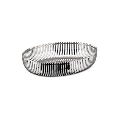 Alessi PCH06/26 Oval Design Obstschale, 18/10 Edelstahl, 26 cm Alessi PCH06/26 Oval Design Obstschale, 18/10 Edelstahl, 26 cm