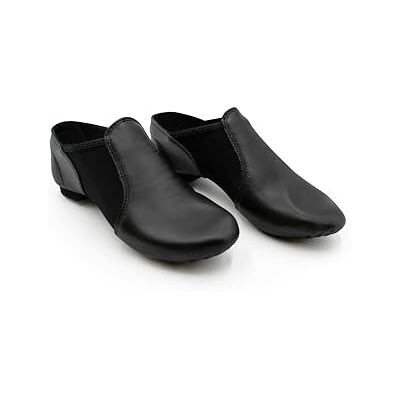 Capezio Damen EJ2 E-Serie Jazz Slip-On, schwarz/schwarz Capezio Damen EJ2 E-Serie Jazz Slip-On, schwarz/schwarz