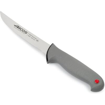 Arcos Vykosťovací nůž z ušlechtilé oceli Nitrum s čepelí 150 mm – profesionální nůž na krájení kostí a masa – ergonomická rukojeť z polypropylenu, stříbrná, řada Color Prof Arcos Vykosťovací nůž z ušlechtilé oceli Nitrum s čepelí 150 mm – profesionální nůž na krájení kostí a masa – ergonomická rukojeť z polypropylenu, stříbrná, řada Color Prof