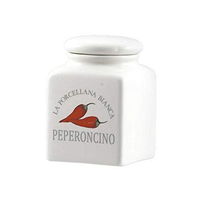 LA PORCELLANA BIANCA Porcellana Conserva nádoba na chilli pepř s porcelánovým víkem, 170 ml, v dárkové krabičce LA PORCELLANA BIANCA Porcellana Conserva nádoba na chilli pepř s porcelánovým víkem, 170 ml, v dárkové krabičce