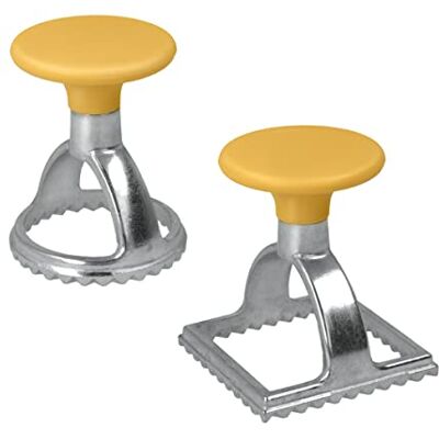 Metaltex 252326080 vykrajovač ravioli kulatý se čtvercovým tvarem, sada 2 ks Metaltex 252326080 vykrajovač ravioli kulatý se čtvercovým tvarem, sada 2 ks