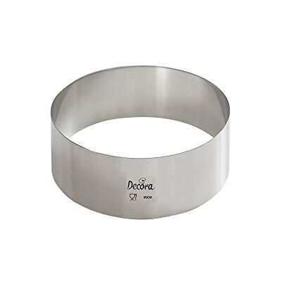 Decora 0063710 prsten na dort kulatý z ušlechtilé oceli Ø 10 x 4 H cm Decora 0063710 prsten na dort kulatý z ušlechtilé oceli Ø 10 x 4 H cm
