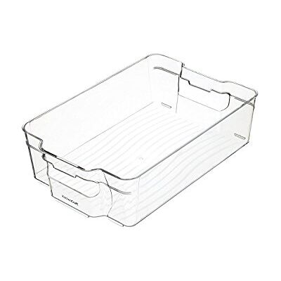 KitchenCraft Nádoba na potraviny, kuchyňská nádoba na lednici, průhledný plast, 21 cm x 31,5 cm x 9 cm KitchenCraft Nádoba na potraviny, kuchyňská nádoba na lednici, průhledný plast, 21 cm x 31,5 cm x 9 cm