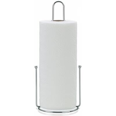 Kela Küchenrollenhalter stehend, auch für dicke Rollen, Küchenpapierhalter 33 cm hoch, GLOBUL, Metall Kela Küchenrollenhalter stehend, auch für dicke Rollen, Küchenpapierhalter 33 cm hoch, GLOBUL, Metall
