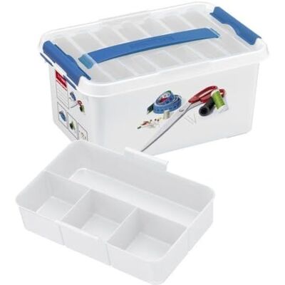 SUNWARE perfectly organised Sunware Q-line Sewing naaibox, 6 l SUNWARE perfectly organised Sunware Q-line Sewing naaibox, 6 l