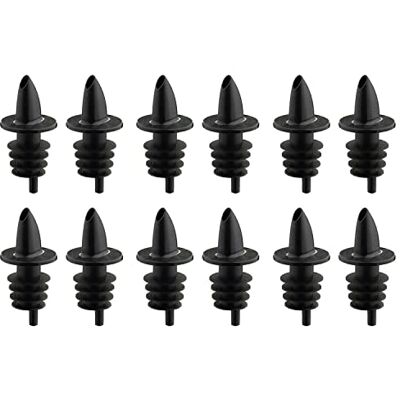 Westmark 12 nálevek na lihoviny/ocet/olej na lahve, dávkovač s průduškou, plastovými zátkami, Jet-Pour, černý, 4110208S, 3,1 x 3,1 x 6,5 cm Westmark 12 nálevek na lihoviny/ocet/olej na lahve, dávkovač s průduškou, plastovými zátkami, Jet-Pour, černý, 4110208S, 3,1 x 3,1 x 6,5 cm