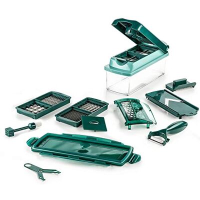 Genius Nicer Dicer Plus 14 dílů krájet strouhat hoblovat kostičky kráječ ovoce a zeleniny známé z TV novinka Genius Nicer Dicer Plus 14 dílů krájet strouhat hoblovat kostičky kráječ ovoce a zeleniny známé z TV novinka