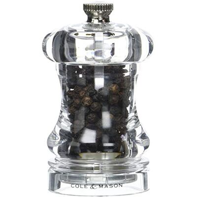 Cole & Mason 125 Capstan mlýnek na pepř malý 8,5 cm, akryl, Precision+ Cole & Mason 125 Capstan mlýnek na pepř malý 8,5 cm, akryl, Precision+